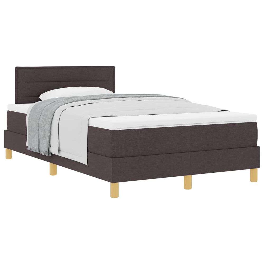 Boxspringbett Dunkelbraun 120x190 cm