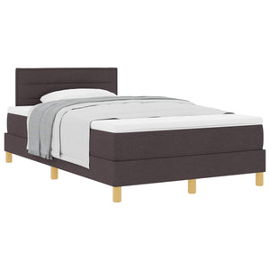 Boxspringbett Dunkelbraun 120x190 cm