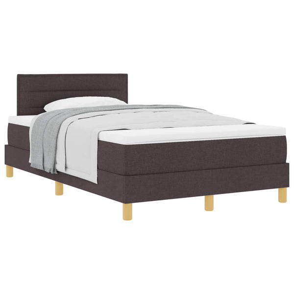 Boxspringbett Dunkelbraun 120x190 cm