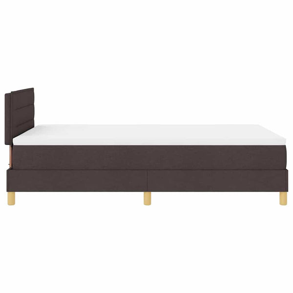 Boxspringbett Dunkelbraun 120x190 cm