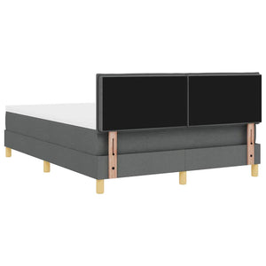 Boxspringbett Dunkelgrau 140x200 cm