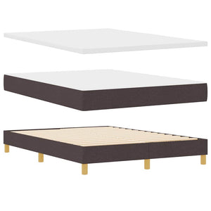 Boxspringbett Dunkelbraun 140x200 cm