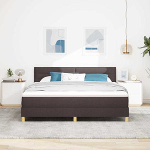 Boxspringbett Dunkelbraun 180x200 cm
