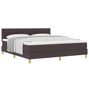 Boxspringbett Dunkelbraun 180x200 cm