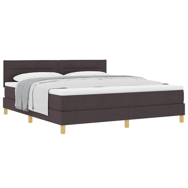Boxspringbett Dunkelbraun 180x200 cm
