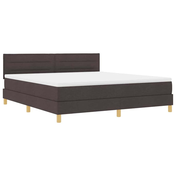 Boxspringbett Dunkelbraun 180x200 cm
