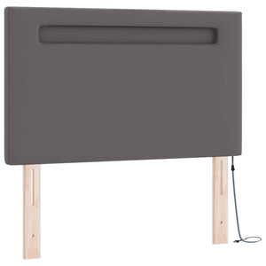 Boxspringbett Grau 90x190 cm mit Matratze