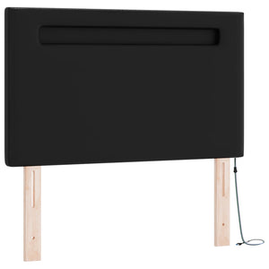 Boxspringbett mit Matratze Schwarz 90x200 cm