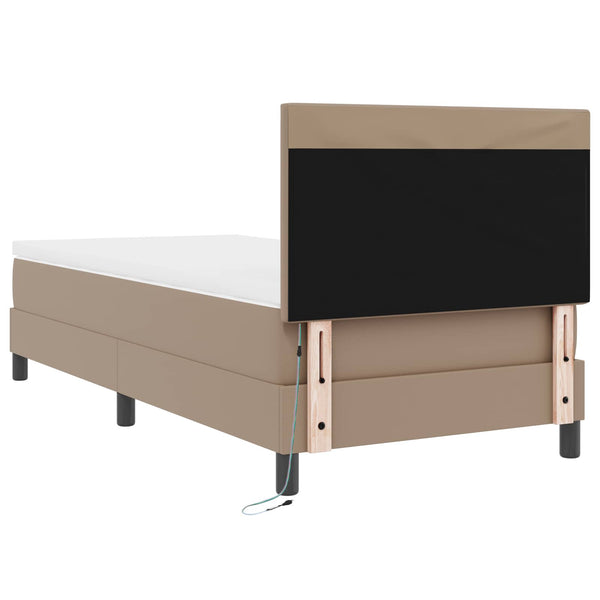 Boxspringbett Cappuccino 90x200 cm mit Matratze