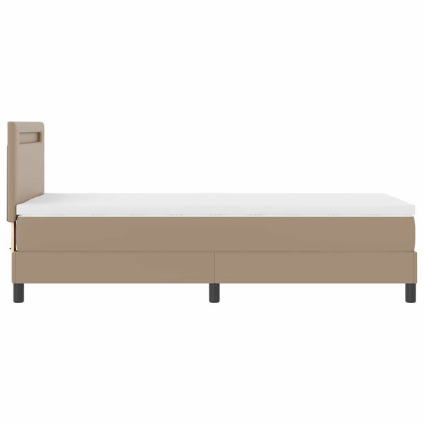 Boxspringbett Cappuccino 90x200 cm mit Matratze