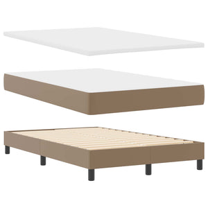 Boxspringbett Cappuccino 120x190 cm Kunstleder