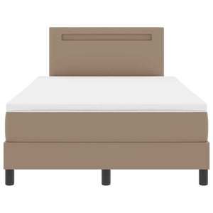 Boxspringbett Cappuccino 120x190 cm Kunstleder
