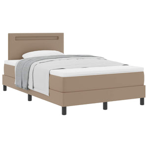 Boxspringbett Cappuccino 120x190 cm Kunstleder