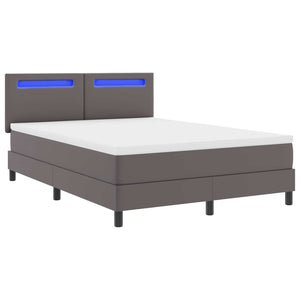 Boxspringbett Grau 160x200 cm mit Matratze