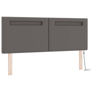 Boxspringbett Grau 160x200 cm mit Matratze