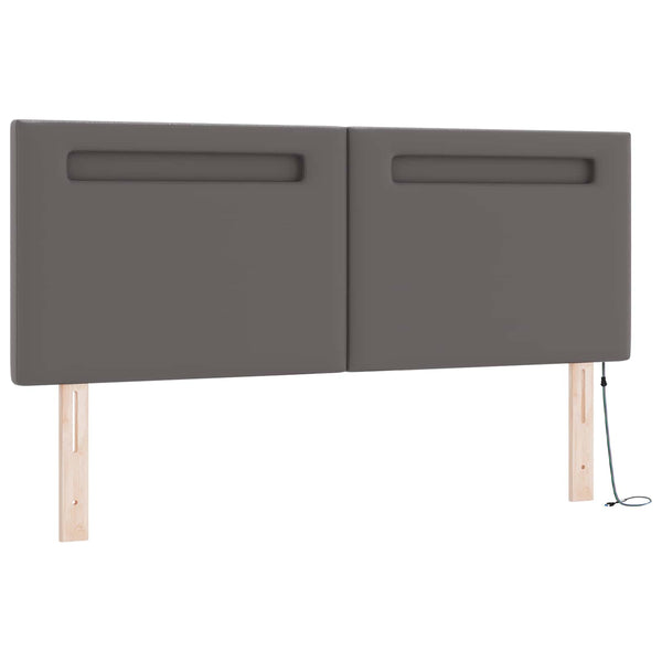 Boxspringbett Grau 160x200 cm mit Matratze