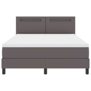 Boxspringbett Grau 160x200 cm mit Matratze