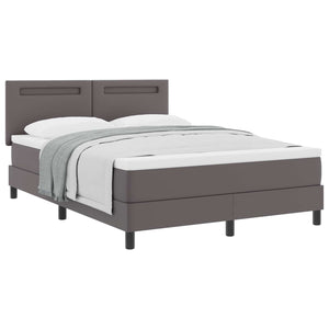 Boxspringbett Grau 160x200 cm mit Matratze