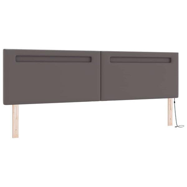Boxspringbett Grau 200x200 cm mit Matratze