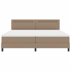 Boxspringbett Cappuccino 200x200 cm Kunstleder