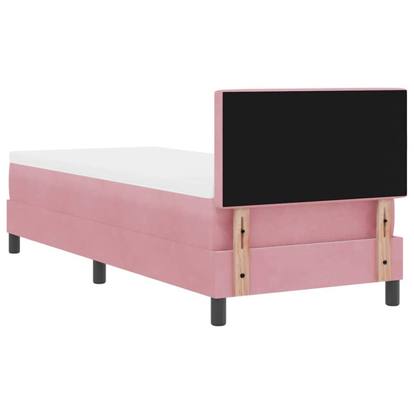 Boxspringbett Rosa 80x200 cm Samt