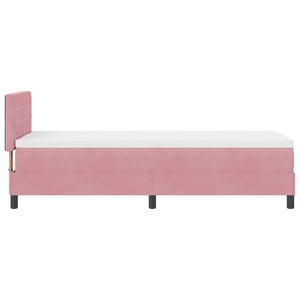 Boxspringbett Rosa 80x200 cm Samt