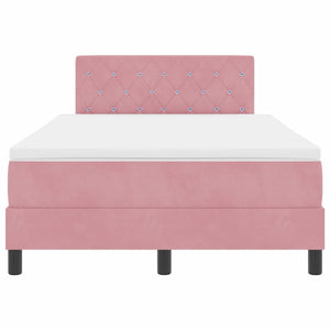 Boxspringbett Rosa Samt 120x190 cm