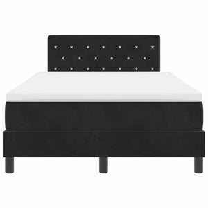 Boxspringbett mit Matratze Schwarz 120x200 cm