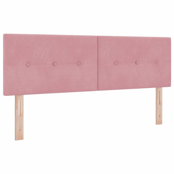 Boxspringbett Rosa 160x200 cm Samt
