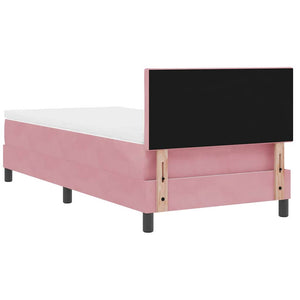 Boxspringbett Rosa 100x200 cm Samt