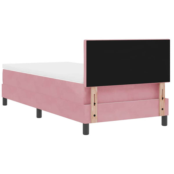 Boxspringbett Rosa 100x200 cm Samt