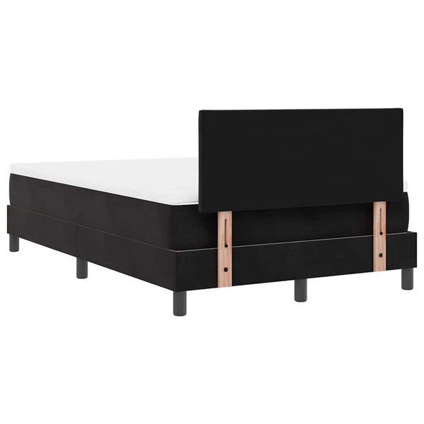 Boxspringbett Schwarz Samt 120x190 cm
