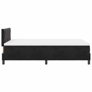 Boxspringbett Schwarz Samt 120x190 cm