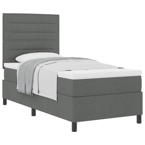 Boxspringbett Dunkelgrau 80x200 cm