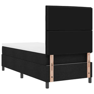 Boxspringbett mit Matratze Schwarz 90x190 cm
