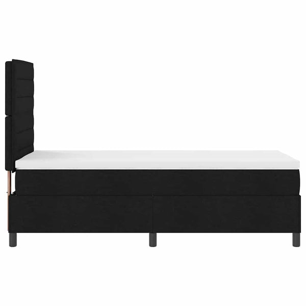 Boxspringbett mit Matratze Schwarz 90x190 cm