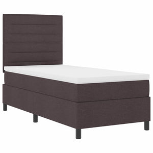 Boxspringbett Dunkelbraun 90x200 cm