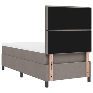 Boxspringbett Taupe 90x200 cm mit Matratze