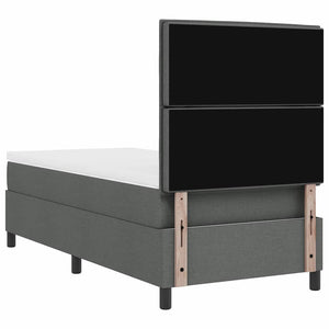 Boxspringbett mit Matratze Dunkelgrau 100x200 cm