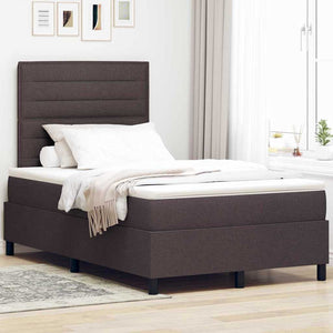 Boxspringbett Dunkelbraun 120x190 cm