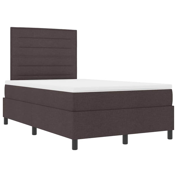Boxspringbett Dunkelbraun 120x190 cm