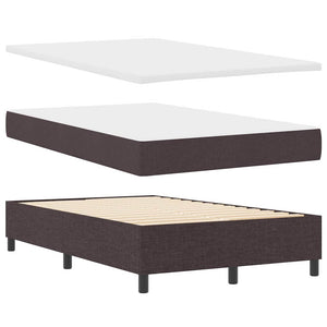 Boxspringbett Dunkelbraun 120x190 cm