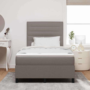 Boxspringbett mit Matratze Taupe 120x190 cm