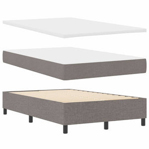 Boxspringbett mit Matratze Taupe 120x190 cm