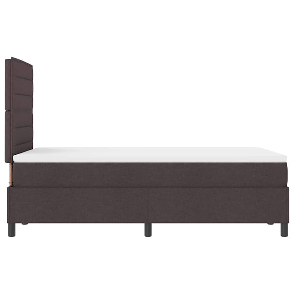 Boxspringbett Dunkelbraun 120x200 cm