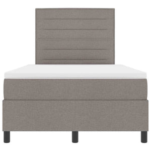 Boxspringbett Taupe mit Matratze 120x200 cm