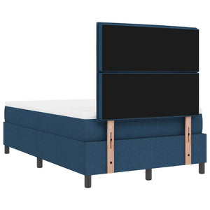 Boxspringbett Blau 120x200 cm mit Matratze