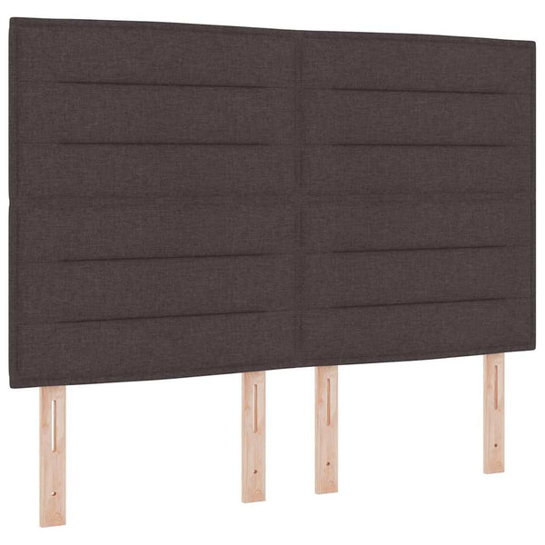 Boxspringbett Dunkelbraun 140x190 cm mit Matratze