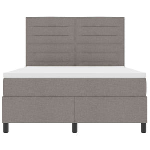 Boxspringbett mit Matratze Taupe 140x200 cm