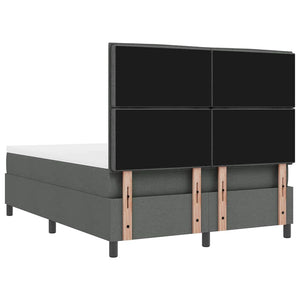 Boxspringbett mit Matratze Dunkelgrau 160x200 cm